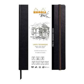 Rhodia Touch Lavis 200 gr A4 32 Yaprak Technique Pen and Inkwash Book