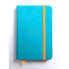 Rhodia Turquoise A6 96 Yaprak Boutique Rodiarama Renkler Italyan Deri Çizgisiz Defter
