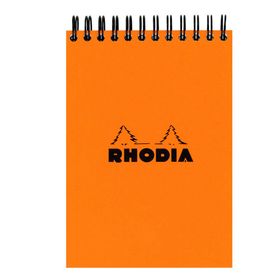 Rhodia Turuncu RT 16500 Spiralli Kareli Bloknot