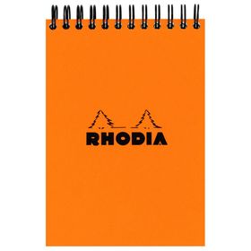 Rhodia Turuncu RT 16501 Spiralli Çizgili Bloknot