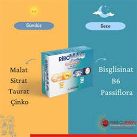 Ribomag Day & Night Magnezyum 30 + 30 Tablet