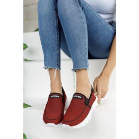Riccon 001204 Kırmızı Siyah Unisex Sneaker