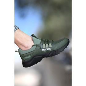 Riccon 0012072 Haki Siyah Unisex Sneaker
