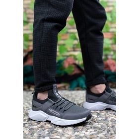 Riccon 0012072 RCNWLG072 Füme Beyaz Unisex Sneaker