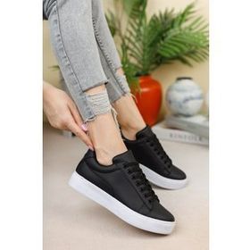 Riccon 0012101 Siyah Beyaz Unisex Sneaker