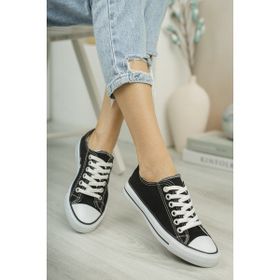Riccon 0012101 Siyah Beyaz Unisex Sneaker