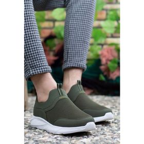 Riccon 0012102 Haki Beyaz Erkek Sneaker