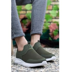 Riccon 0012102 Haki Beyaz Erkek Sneaker