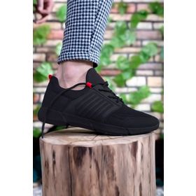Riccon 0012105 Siyah Kırmızı Erkek Sneaker