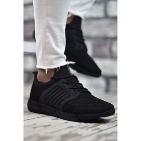 Riccon 0012105 Siyah Kırmızı Erkek Sneaker