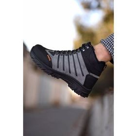 Riccon 0012116 Füme Içi Kürklü Erkek Bot