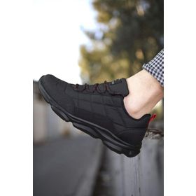Riccon 00121310 Siyah Kırmızı Erkek Sneaker