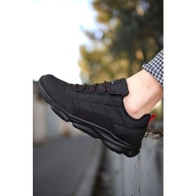 Riccon 00121310 Siyah Kırmızı Erkek Sneaker