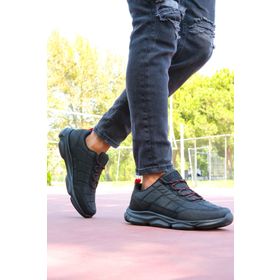 Riccon 00121310 Siyah Kırmızı Erkek Sneaker