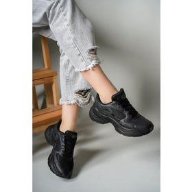Riccon 0012152 Siyah Kadın Sneaker Ayakkabı