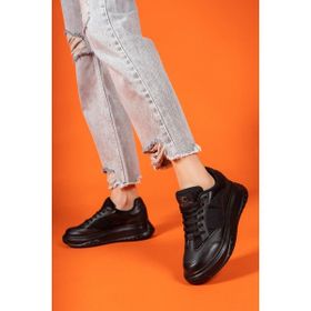 Riccon 0012153 Siyah Kadın Sneaker
