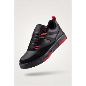 Riccon 00121963 Enzo Siyah Kırmızı Erkek Sneaker Ayakkabı