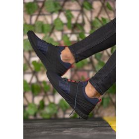 Riccon 00121975 Lacivert Kırmızı Unisex Sneaker Spor Ayakkabı