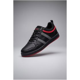 Riccon 00122022 Siyah Kırmızı Erkek Sneaker Ayakkabı