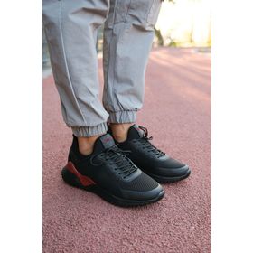 Riccon 00122044 Siyah Kırmızı Unisex Sneaker