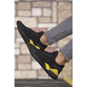 Riccon 00122044 Siyah Sarı Unisex Sneaker Spor Ayakkabı