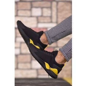 Riccon 00122044 Siyah Sarı Unisex Sneaker Spor Ayakkabı