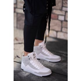 Riccon 00122262 Buz Beyaz Erkek Sneaker Bot