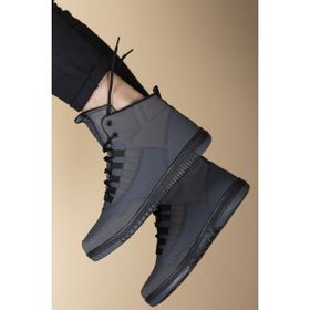 Riccon 00122262 Gri Siyah Erkek Sneaker Bot