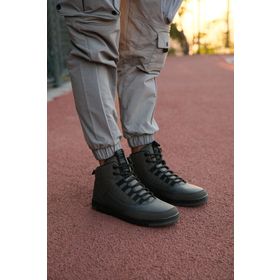 Riccon 00122262 Gri Siyah Erkek Sneaker Bot