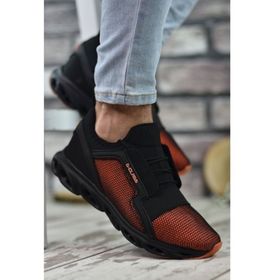 Riccon 0012304 Siyah Turuncu Erkek Sneaker