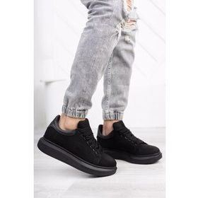 Riccon 0012360 Süet Siyah Unisex Sneaker