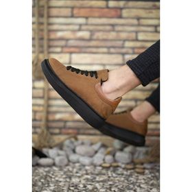 Riccon 0012373 Taba Siyah Süet Sneaker Erkek Bot