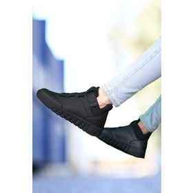 Riccon 0012383 Siyah Siyah Sneaker Erkek Bot