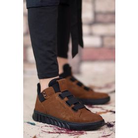 Riccon 0012383 Taba Siyah Sneaker Erkek Bot