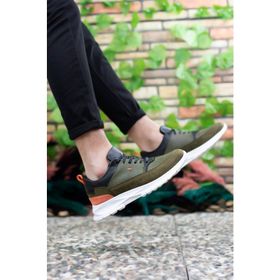 Riccon 0012420 Haki Turuncu Erkek Sneaker Ayakkabı