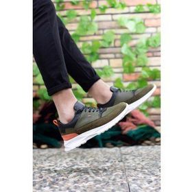 Riccon 0012420 Haki Turuncu Erkek Sneaker Ayakkabı