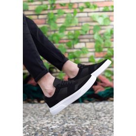 Riccon 0012447 Siyah Beyaz Erkek Sneaker