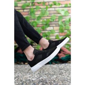 Riccon 0012447 Siyah Beyaz Erkek Sneaker