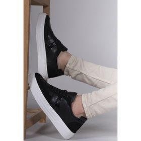Riccon 0012453 Siyah Beyaz Erkek Sneaker