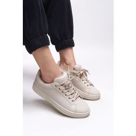 Riccon 0012601 Bej Kadın Sneaker