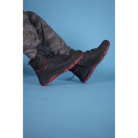 Riccon 00128020 Siyah Kırmızı 3D Rubber Unisex Trekking Bot