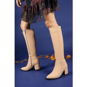 Riccon 0012816S Extra Mat Nude Kadın Çizme