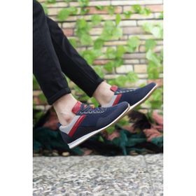 Riccon 0012828 Lacivert Beyaz Kırmızı Erkek Sneaker