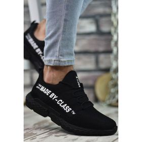 Riccon 0012SANTO Siyah Beyaz Erkek Sneaker