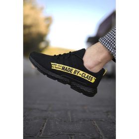 Riccon 0012SANTO Siyah Sarı Erkek Sneaker