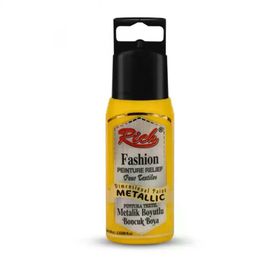 Rich 02405 Fashion Boyutlu 60 cc Metalik Sarı Boncuk Boya