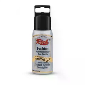Rich 02596 Fashion Boyutlu 60 cc Metalik Gümüş Boncuk Boya