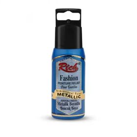 Rich 02599 Fashion Boyutlu 60 cc Metalik Mavi Boncuk Boya