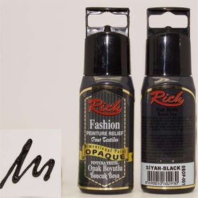 Rich 02624 Fashion Boyutlu 60 cc Opak Siyah Boncuk Boya