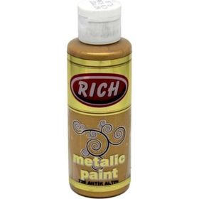 Rich 03958 120 cc Metalik Antik Altın Akrilik Boya